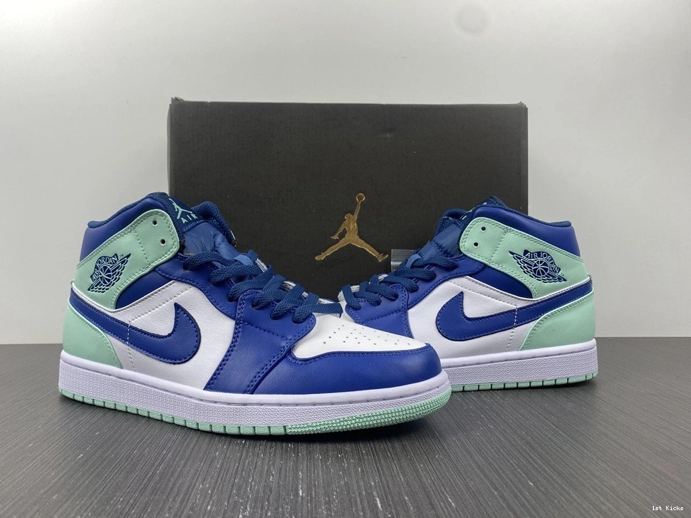 Foam 554724-413 Mystic - Navy Mid 1 Jordan Mint 0929
